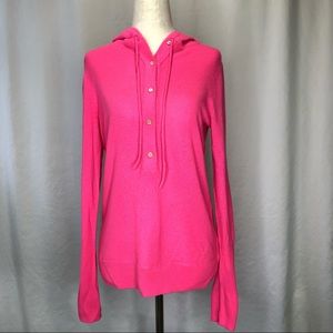 J Crew Collection 100 cashmere hoodie sweater pink
